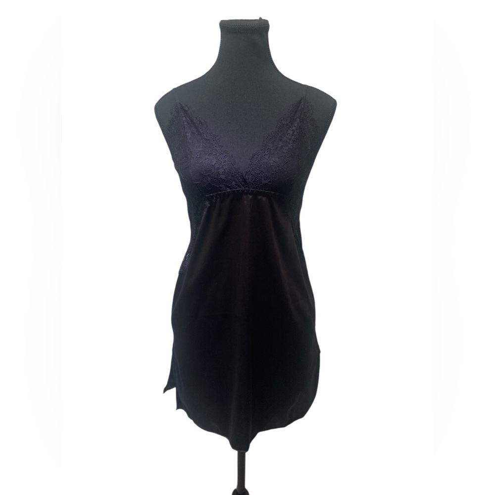 Forever 21 Black Lace Chemise GUC S